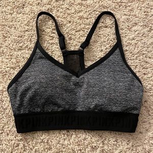 VS Pink Sports Bra - Size XS - Black VG to EUC